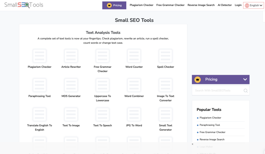 Small SEO tools for website audit tools for SEO